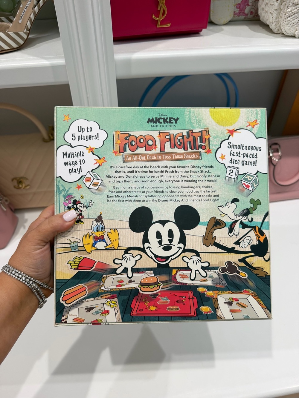 NEW Disney Mickey And Friends Food Fight Game - Picture 12 of 16